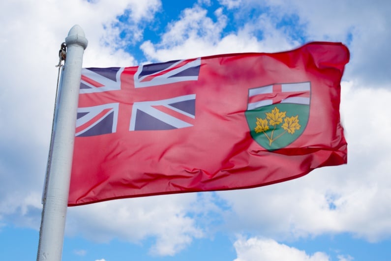 Ontario flag